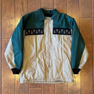 Vintage 90s Aztec Canyon Guide Chore Jacket